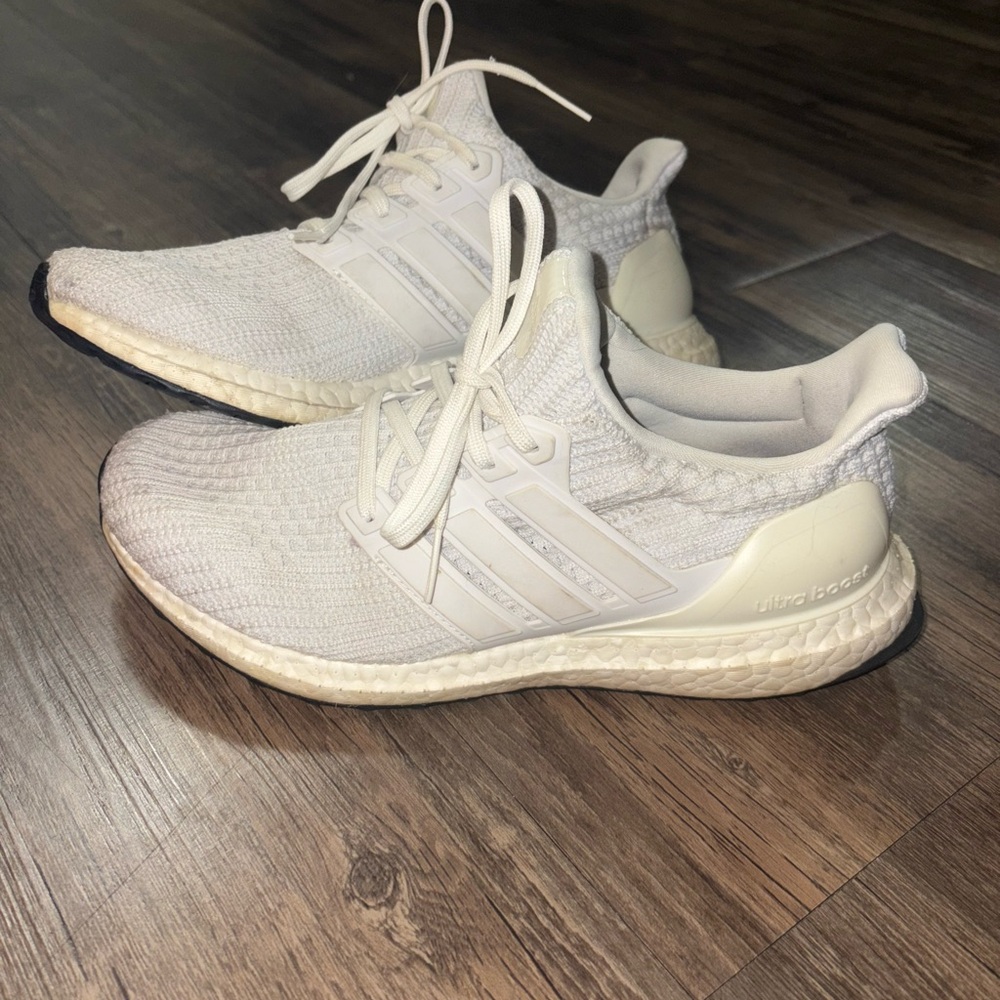 Adidas Ultra Boost Cream Running Shoes